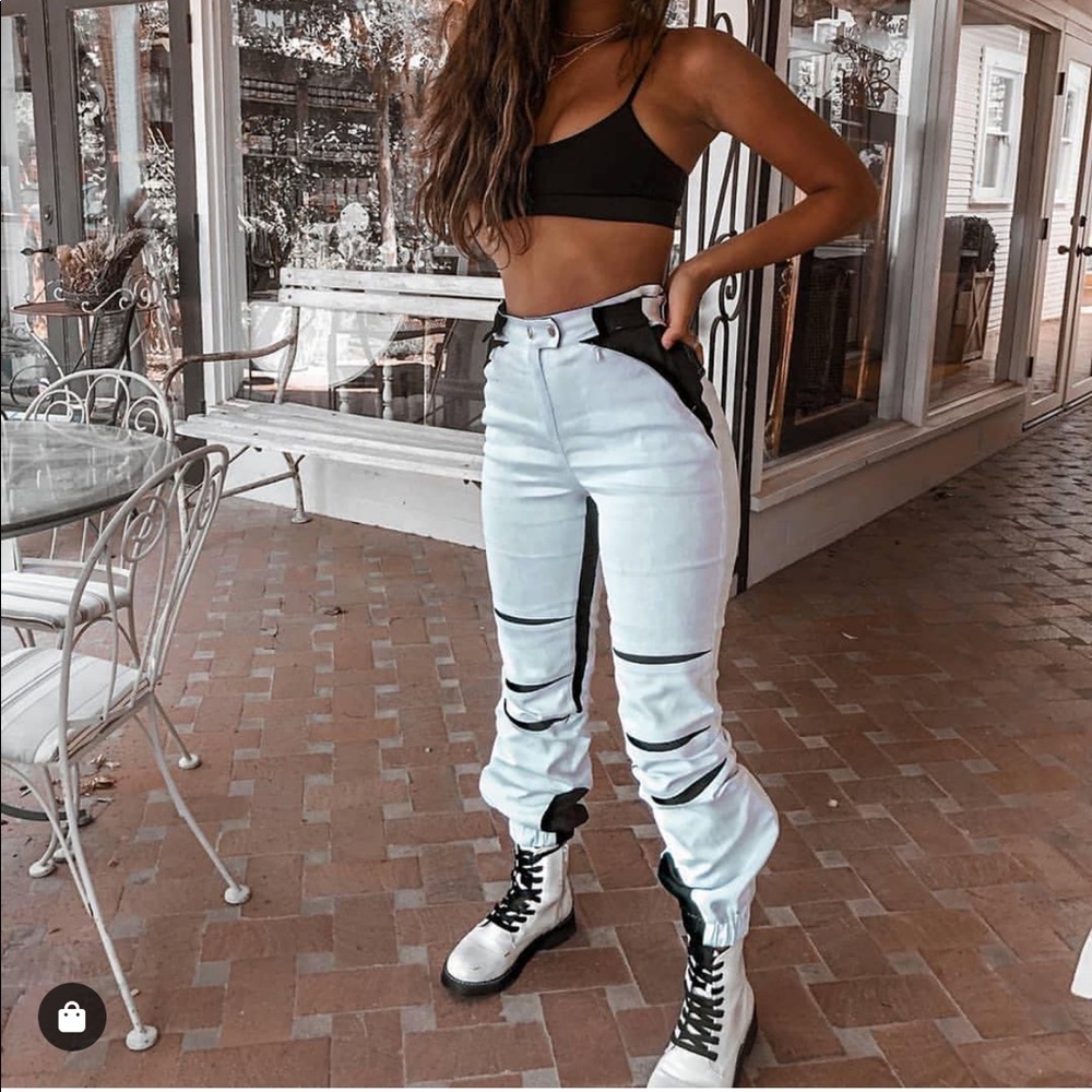 Beginning boutique race track pants